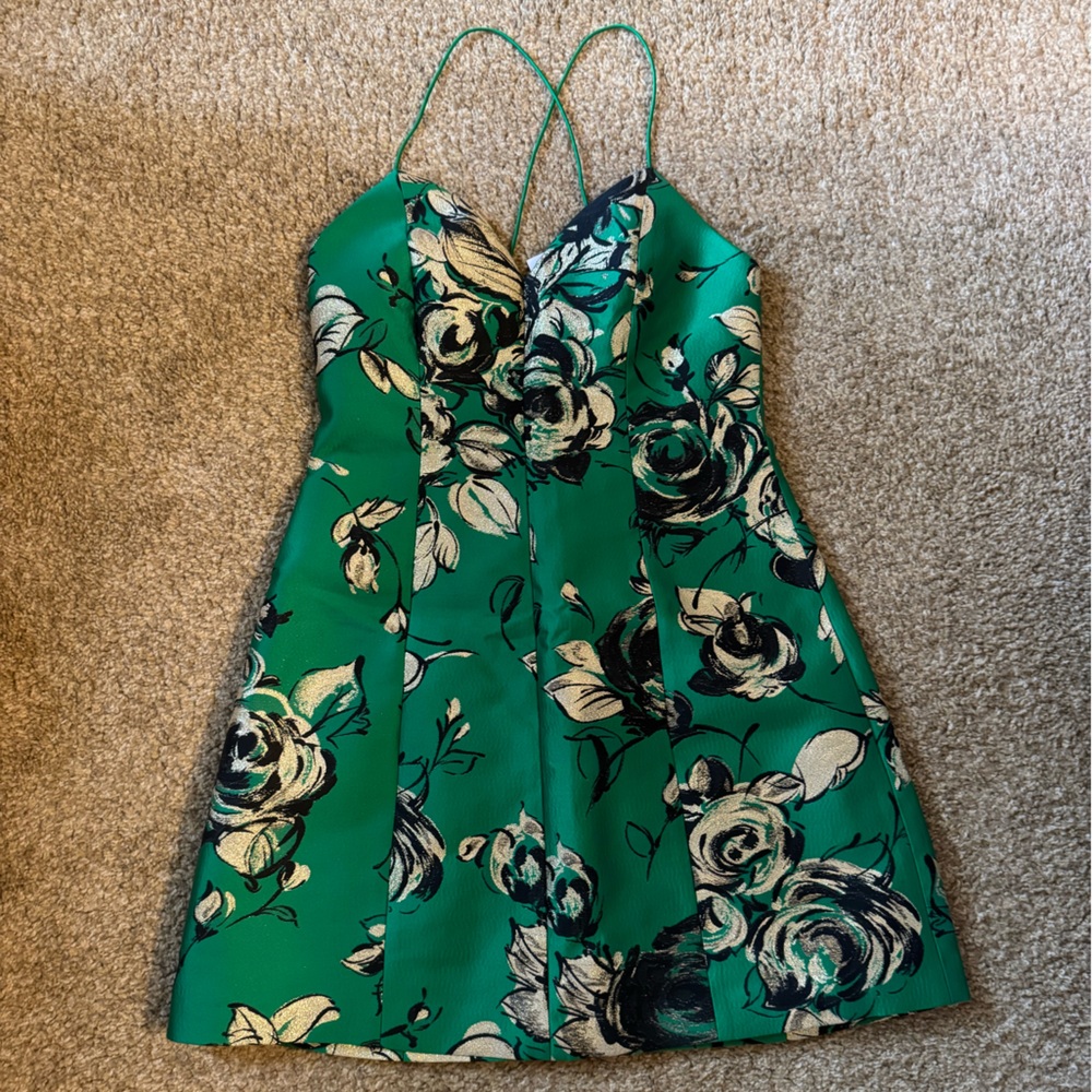 Alice + Olivia Green Dress